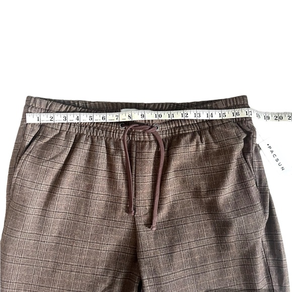 NWT-PacSun men’s stretch brown slim pants-Large - Picture 5 of 7